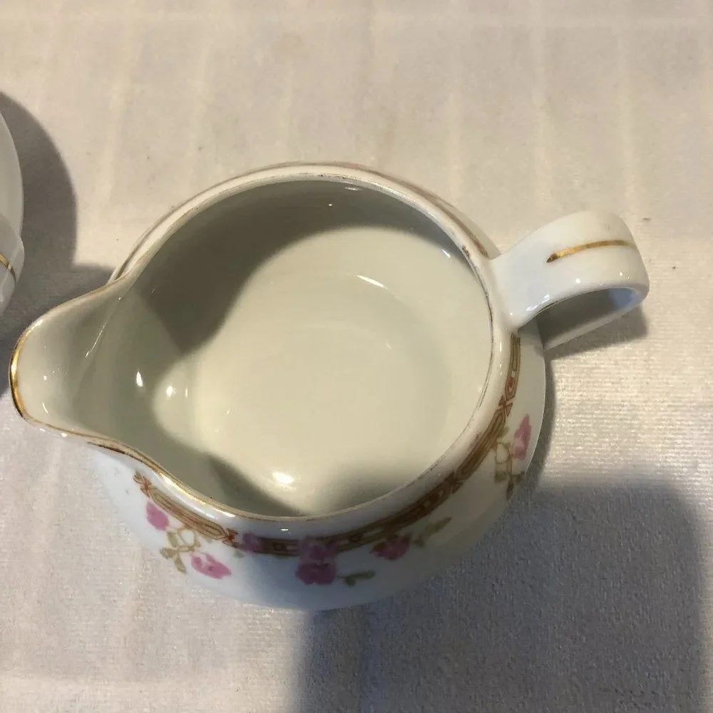 Vintage Royal Epiag Sugar/creamer Bowl echo Floral.       F1